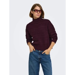 ONLGLOBE Strickpullover mit hohem Kragen