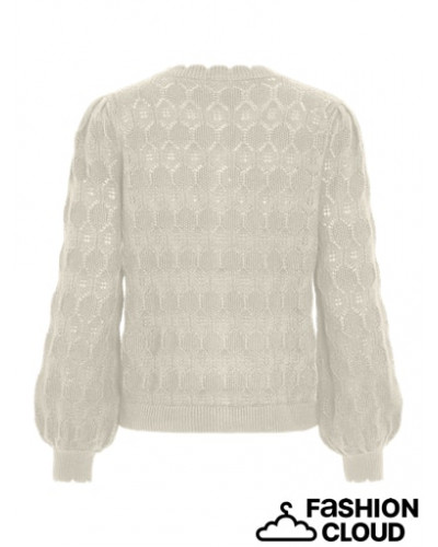 VILOWEN L/S O-NECK KNIT CARDIGAN/PB/R/1