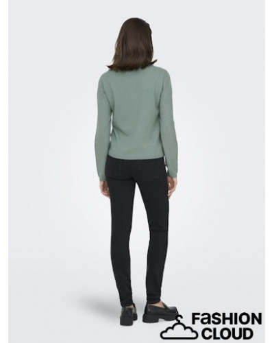 ONLLOYAL LS O-NECK BUTTON CARDI KNT NOOS