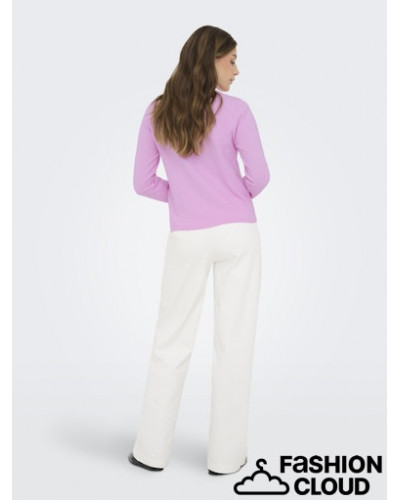 ONLLOYAL LS O-NECK BUTTON CARDI KNT NOOS