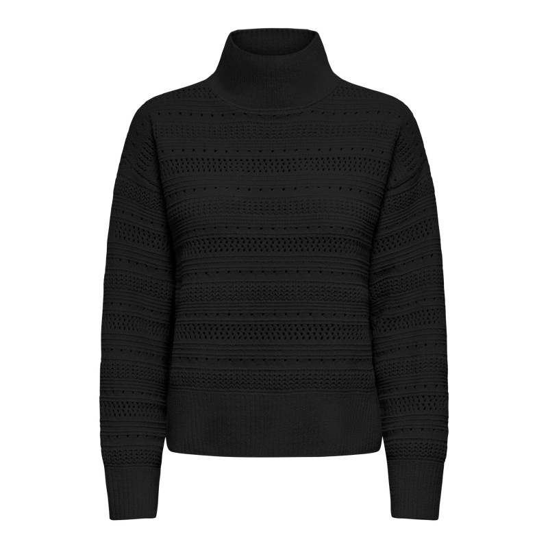 ONLGLOBE Strickpullover mit hohem Kragen