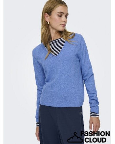 ONLLOYAL LS V-NECK PULLO KNT NOOS