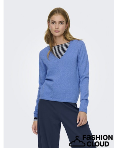 ONLLOYAL LS V-NECK PULLO KNT NOOS
