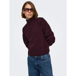 ONLGLOBE Strickpullover mit hohem Kragen