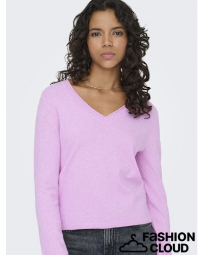 ONLLOYAL LS V-NECK PULLO KNT NOOS