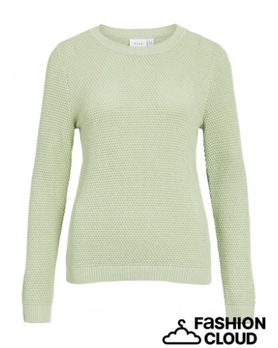 VIDALO O-NECK L/S KNIT TOP- NOOS