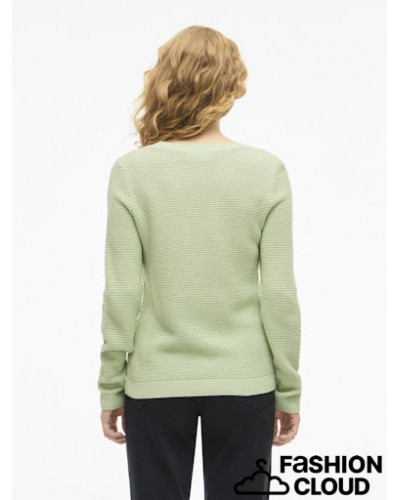 VIDALO O-NECK L/S KNIT TOP- NOOS