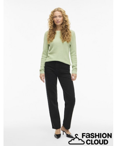 VIDALO O-NECK L/S KNIT TOP- NOOS