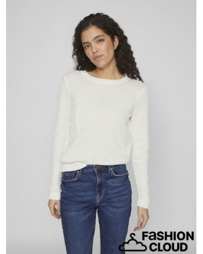 VIDALO O-NECK L/S KNIT TOP- NOOS