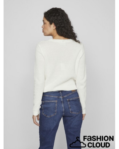 VIDALO O-NECK L/S KNIT TOP- NOOS