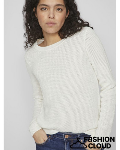 VIDALO O-NECK L/S KNIT TOP- NOOS