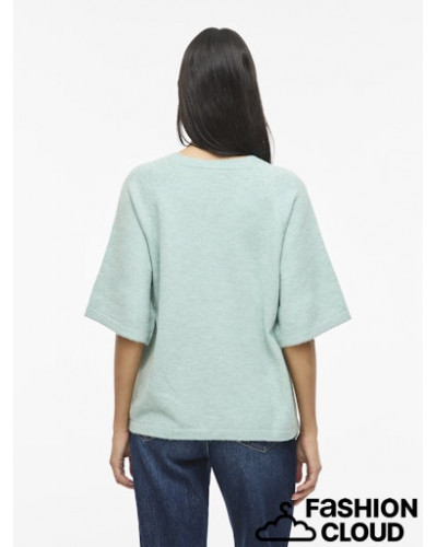 VILIGA 2/4 O-NECK KNIT TOP - NOOS