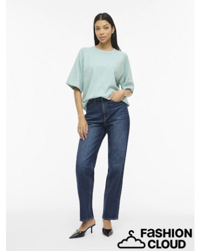 VILIGA 2/4 O-NECK KNIT TOP - NOOS