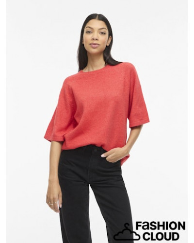 VILIGA 2/4 O-NECK KNIT TOP - NOOS