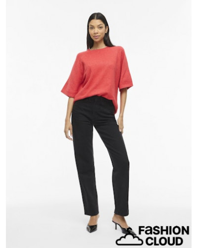 VILIGA 2/4 O-NECK KNIT TOP - NOOS