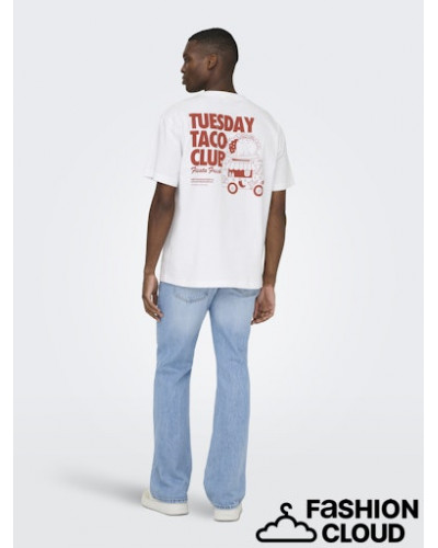 ONSFRED LIFE FOODIE RLX SS TEE