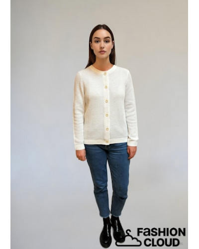 VIDALO O-NECK L/S KNIT CARDIGAN - NOOS