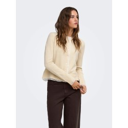 ONLRINE LS O-NECK MIX CARDIGAN CS KNT