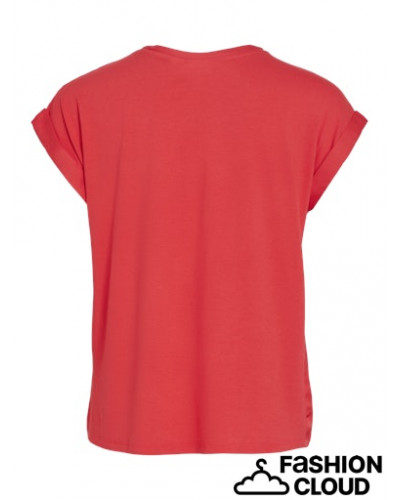 VIELLETTE S/S SATIN TOP - NOOS