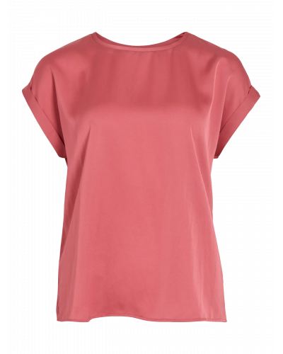 VIELLETTE S/S SATIN TOP - NOOS
