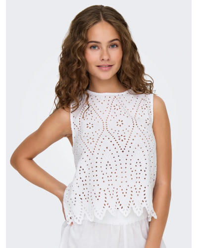 ONLTULUM SL EMB TOP NOOS WVN