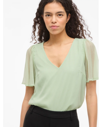 VIFALIA V-NECK S/S TOP - NOOS