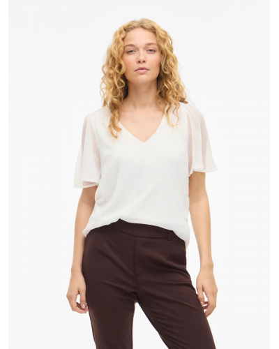 VIFALIA V-NECK S/S TOP - NOOS
