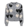 Cardigan ONLRITU jacquard con scollo rotondo