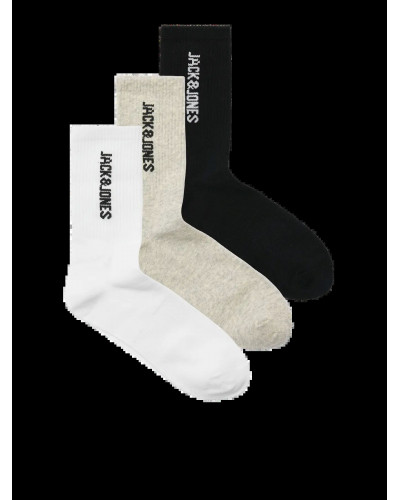 JACLIAM SOLID TENNIS SOCKS 3 PACK