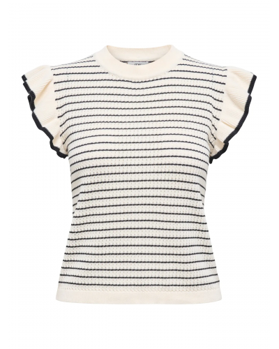 JDYCARICE S/L FRILL PULLOVER KNT NOOS