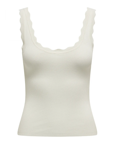 JDYNANNA S/L SCALLOP EDGE TOP KNT NOOS