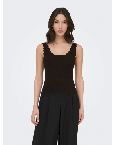 JDYNANNA S/L SCALLOP EDGE TOP KNT NOOS