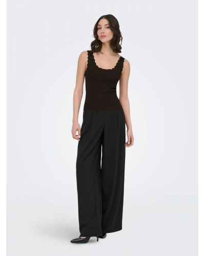 JDYNANNA S/L SCALLOP EDGE TOP KNT NOOS