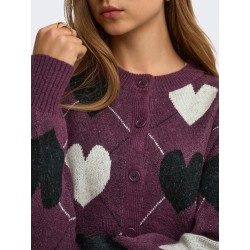 ONLRITU LS O-NECK JAQ CARDIGAN KNT