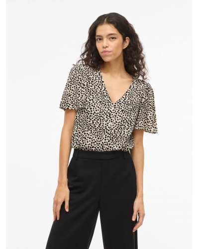 VIGRACE V-NECK S/S SHIRT - NOOS