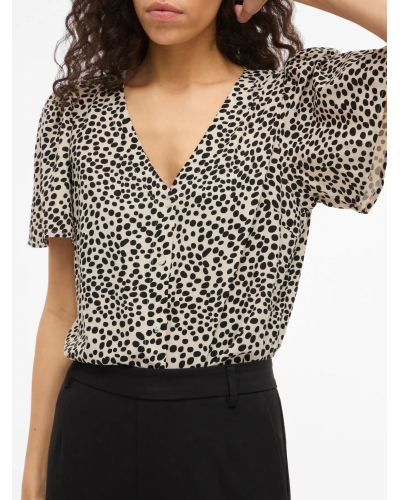 VIGRACE V-NECK S/S SHIRT - NOOS