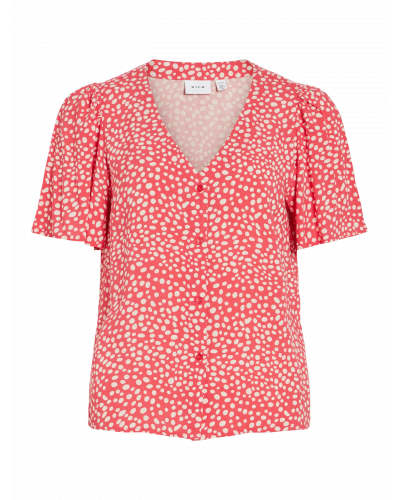 VIGRACE V-NECK S/S SHIRT - NOOS
