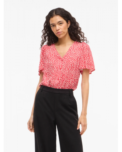 VIGRACE V-NECK S/S SHIRT - NOOS