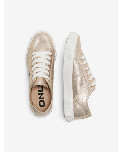 ONLNICOLA CANVAS SNEAKER METALLIC NOOS
