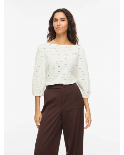 VIFRIMA BOAT NECK 3/4 TOP/TES