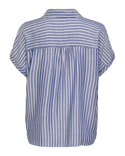 ONLGIBSI-PUORI SS V-NECK SHIRT WVN