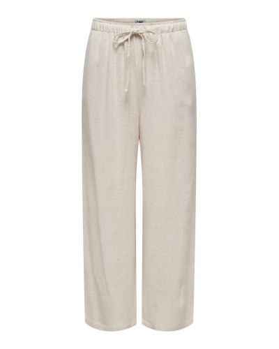 ONLSIESTA MW PULL-UP LINEN BL PNT NOOS