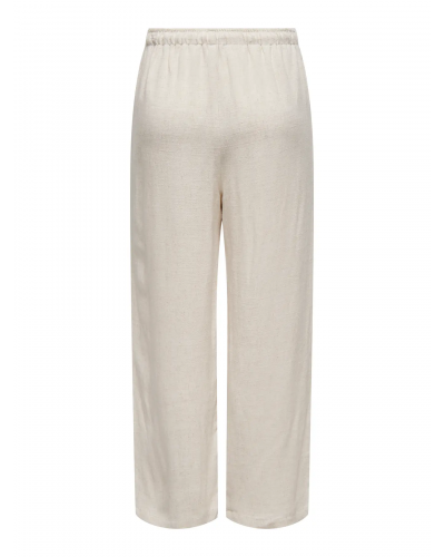 ONLSIESTA MW PULL-UP LINEN BL PNT NOOS