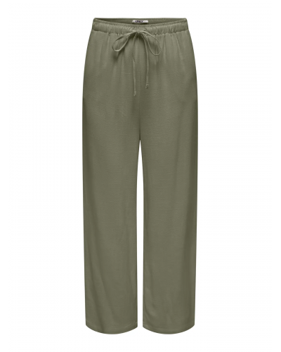 ONLSIESTA MW PULL-UP LINEN BL PNT NOOS