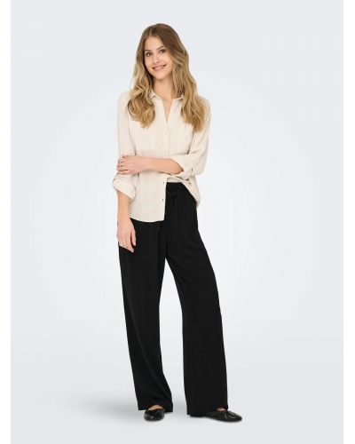 ONLSIESTA MW PULL-UP LINEN BL PNT NOOS