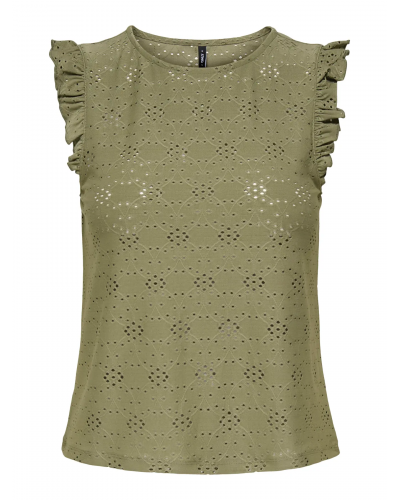 ONLSMILLA S/L FRILL TOP JRS