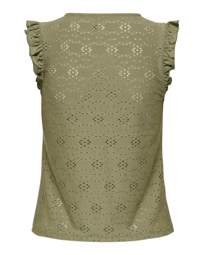 ONLSMILLA S/L FRILL TOP JRS