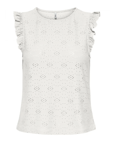 ONLSMILLA S/L FRILL TOP JRS