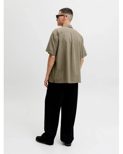 JJESUMMER LINEN BLEND RESORT SHIRT SS SN