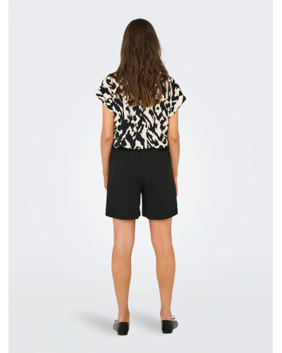 ONLSIESTA MW PULL-UP LIN BL SHORTS NOOS